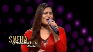 NEW! Sneha Shankar Today Performance || Tum Toh Dhokhebaaz ho by Sneha Shankar || Indian idol 15