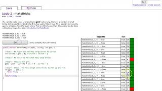 Codingbat - makeBricks (Java)