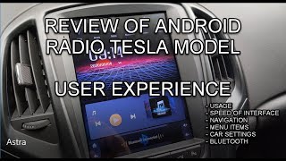 Review User Experience Opel astra J android radio Aliexpress Tesla model