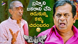 Brahmanandam & Kallu Chidambaram Hilarious Comedy Scene | Mallanna Telugu Movie Scenes | Vikram
