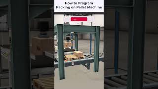 Packing on Pallet - Object Oriented Programming in Codesys and Simulating in Factory IO #shorts