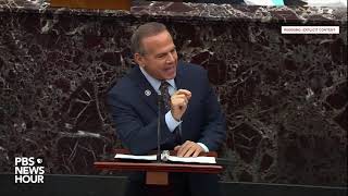 WATCH: Rep. Cicilline shows trauma caused by insurrectionists  | Second Trump impeachment trial