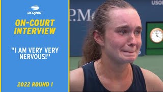 Daria Snigur On-Court Interview | 2022 US Open Round 1