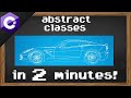 C# abstract classes 👻