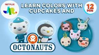DIY Octonauts Cupcakes: Learn Shapes & Colors 🧁 Netflix Jr
