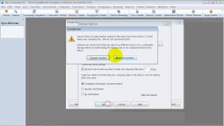 QuickBooks Training - Schedule Automatic Backup