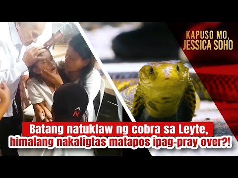 Batang natuklaw ng cobra, himalang nakaligtas matapos ipag-pray over?! | Kapuso Mo, Jessica Soho