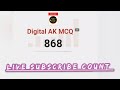 Live Subscribe Count | 1K Subscribe complete | Digital AK MCQ