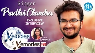 Singer Prudhvi Chandra Exclusive Interview || Melodies And Memories #20