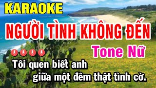 Karaoke Người Tình Không Đến Tone Nữ Nhạc Sống ( Am ) Huỳnh Lê