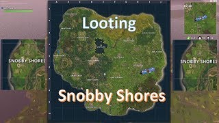fortnite looting snobby shores - carte au tresor snobby shores fortnite