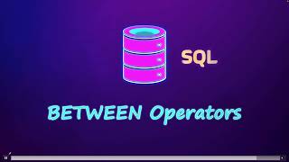 SQL BETWEEN Operator | SQL for Data Science 2025 🌟🎉