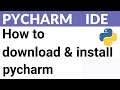 Python _01 |  How to download and install PyCharm IDE for python