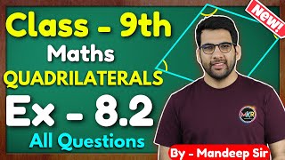 Class - 9th Ex - 8.2 Q1, Q2, Q3, Q4, Q5, Q6 (Quadrilaterals) Maths New NCERT CBSE @GREENBoard