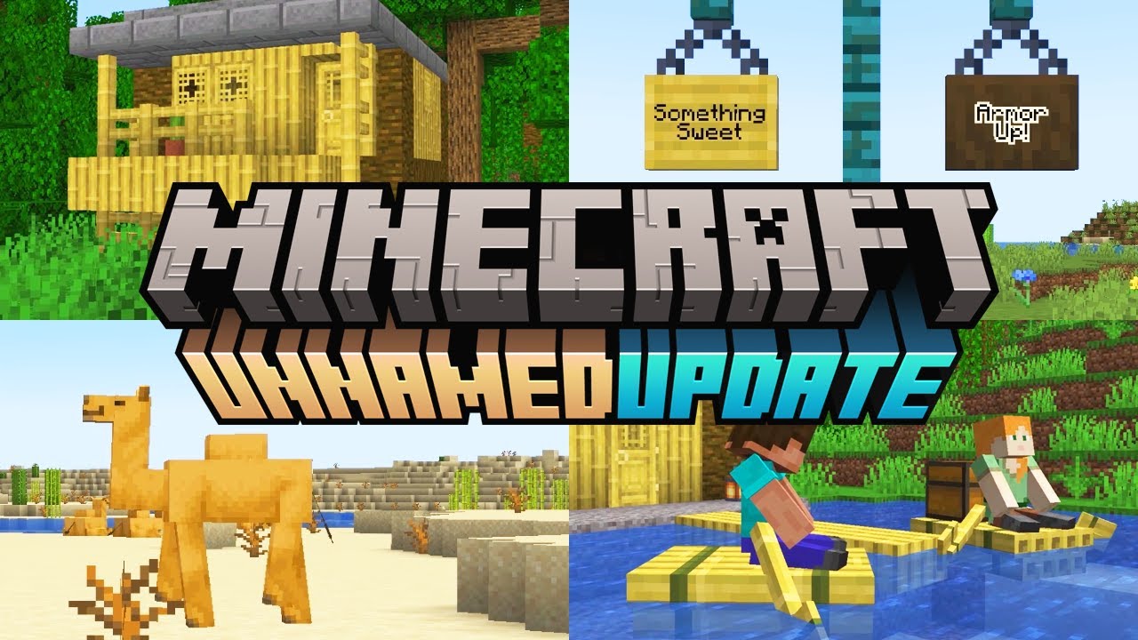 Minecraft 1.20 : Camels, Raft, Bamboo Blocks & 7 New Avatars! - YouTube