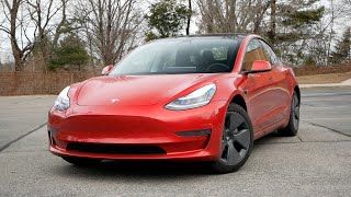 2021 Tesla Model 3 Standard Range Review - Walk Around and Test Drive