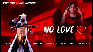 No Love 💔 SHUBH | No Love - Shubh Remix Free Fire Beat Sync Montage | Evo M1887 | By @SPHGaming