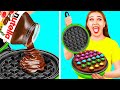 طبخ حيل بسيطة مع تحدي نوتيلا FUN FOOD