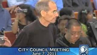 Steve Jobs Last TV Appearance at the Cupertino City Council (6/7/11)
