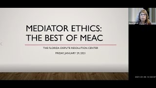 Mediator Ethics: The Best of MEAC