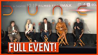 Robert Pattinson, Zendaya, Anya Taylor-Joy, and More | Dune 3 Trailer Launch Event Q&A