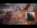 Godzilla vs King Ghidorah Full Fight  - Godzilla the Ride