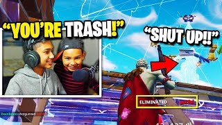 7 year old trash talks angry streamer af - fortnite try not to laugh challenge impossible