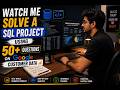 🚀 Watch Me Solve a Data Analytics Project Using SQL | 50+ SQL Questions with Amazon Customer Data