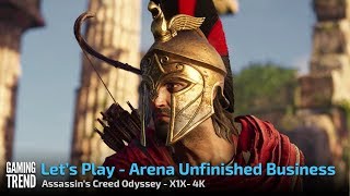 Assassin's Creed Odyssey - Arena Unfinished Business - X1X 4K [Gaming Trend]
