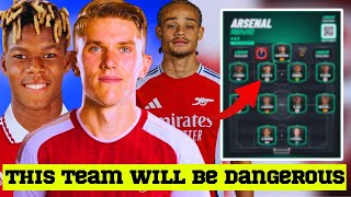 How Arsenal Will LINE-UP With Gyokerez, Eze, Williams &Xavi Simons Next Season!