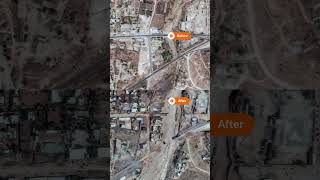 Dramatic satellite images show Libya's Derna devastated