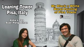 Leaning Tower of Pisa, Italy / My Mural Painting of Pisa Tower for Abba's Tea,Sual,Pangasinan