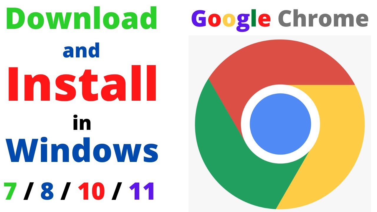 How To Download And Install Google Chrome In Laptop Windows 10/11 ...