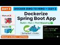 Day 3 | How to Dockerize a Spring Boot Application | Docker Zero to Hero Series | Docker Tutorial