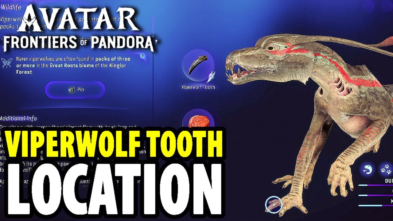 Where To Find Viperwolf Tooth - Hunters Rest | Avatar Frontiers Of ...