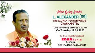 L. ALEXANDER (69) || Funeral Service On 17.03.2026 || New Life Tv Live