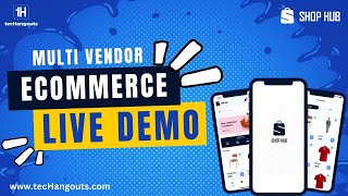 Multi Vendor Ecommerce App Live Demo | ShopHub | Vendor APP | Source Code | E-Commerce Marketplace
