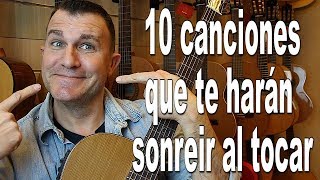 10 canciones que te sacarán una sonrisa al tocarlas