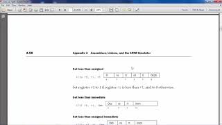 CS47: Lecture 11, Part 1 (MIPS Comparison Instructions)
