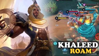 Enak Juga Khaleed di Buat Roam, Mobilitasnya Cepet 😁😁- MOBILE LEGEND