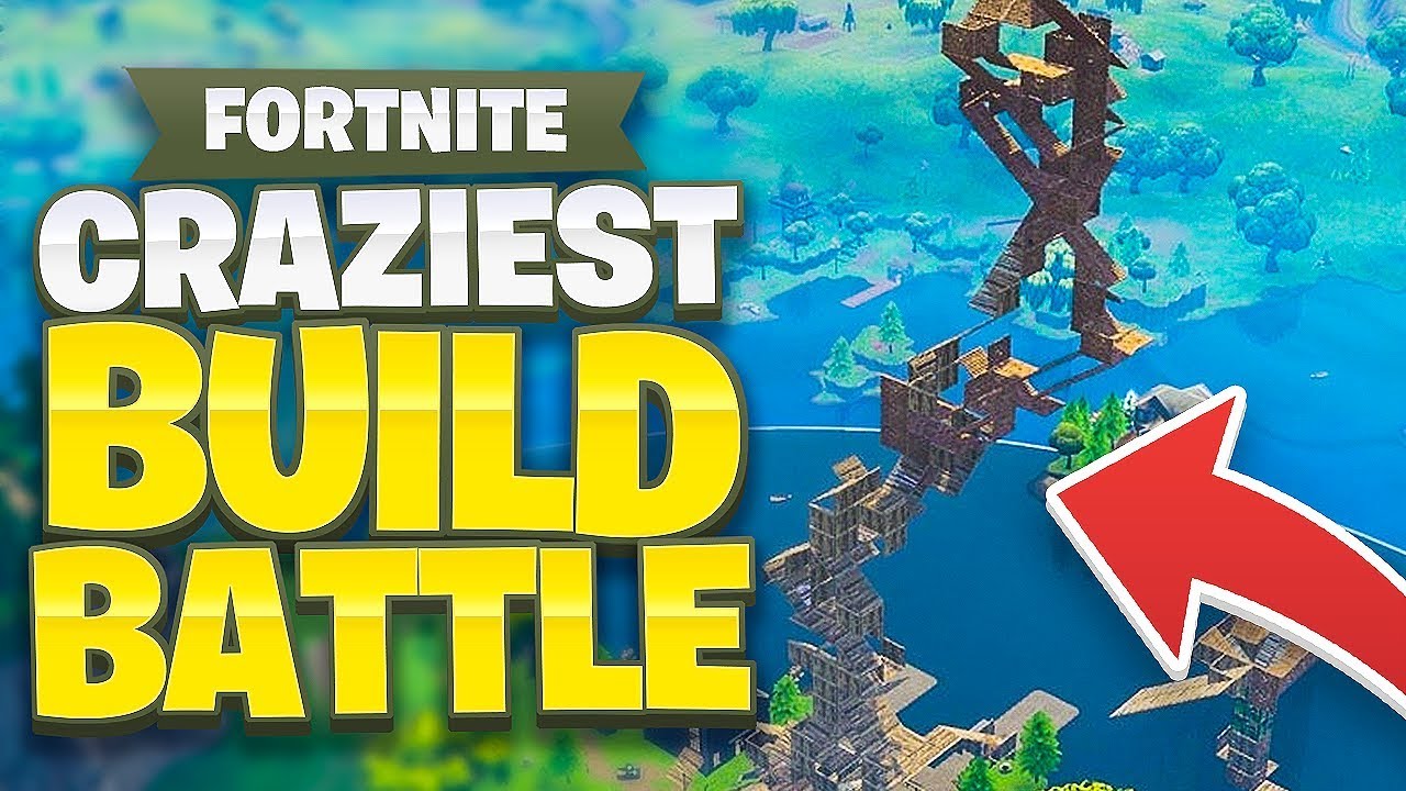 CRAZIEST BUILD BATTLE ON FORTNITE BATTLE ROYALE - YouTube