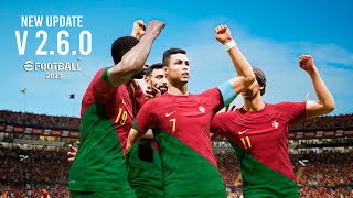 Efootball 2023 - Portugal vs Iceland New Update Version 2.6.0 | PC