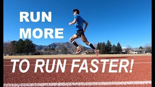 RUN MORE ( TO RUN FASTER ) AT DISTANCE RUNNING RACES! | COACH SAGE CANADAY TRAINING TALK