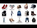 Clothes Vocabulary| Men's and Women's Clothes Name in English + Self -Test