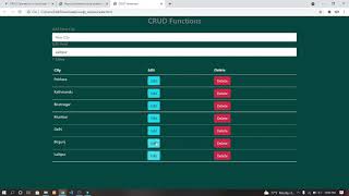 CRUD Operations In JavaScript With Source Code | Source Code & Projects