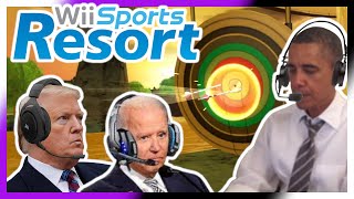 US Presidents Play Archery in Wii Sports Resort