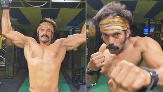 Actor Arya Stunning Transformation For His Next Movie | Workout Video | Daily Culture