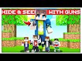 TINY HIDE & SEEK WITH GUNS 🤣 | Minecraft in Telugu | Maddy Telugu Gamer