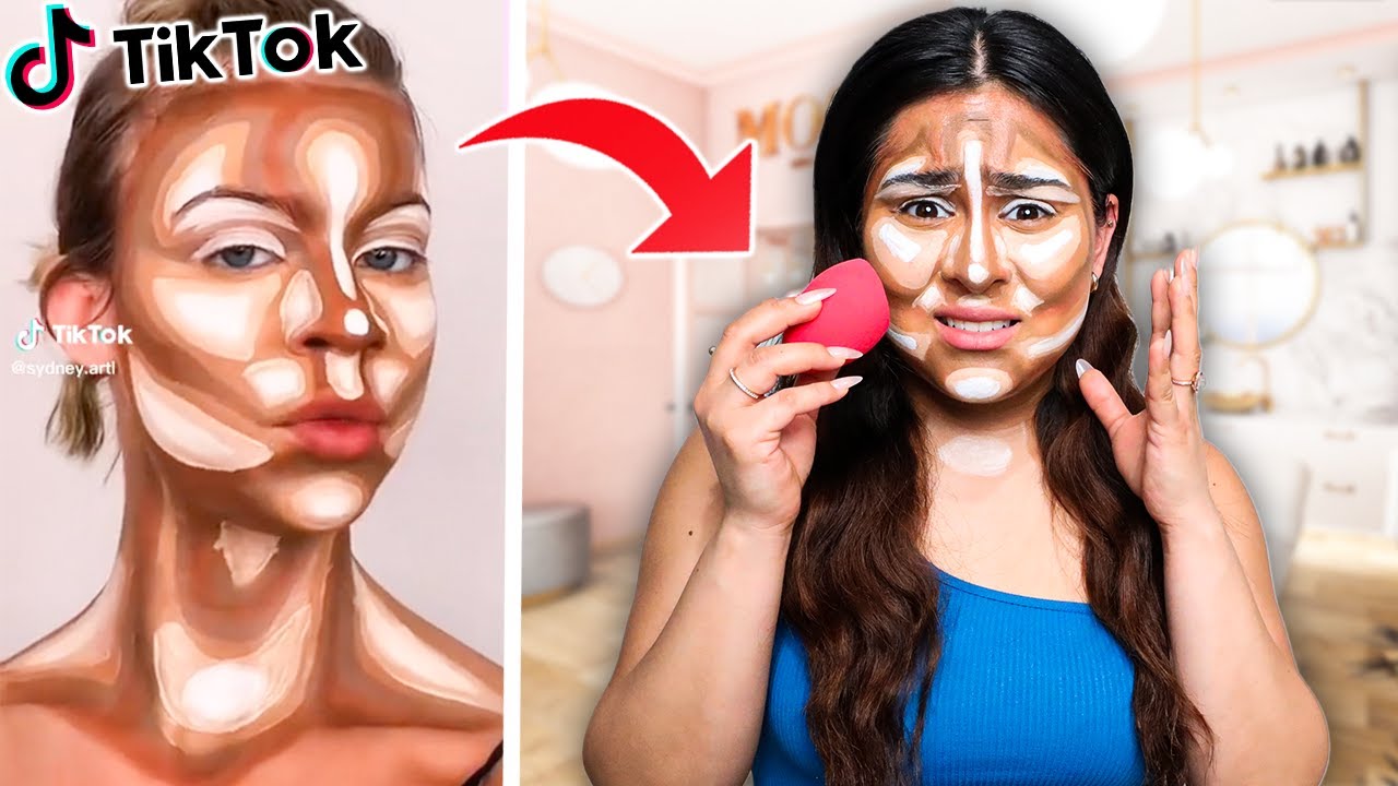 Testing Viral Tiktok Makeup Hacks Youtube