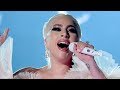 Lady Gaga HONORS Time's Up & Gives Emotional Grammys 2018 Performance